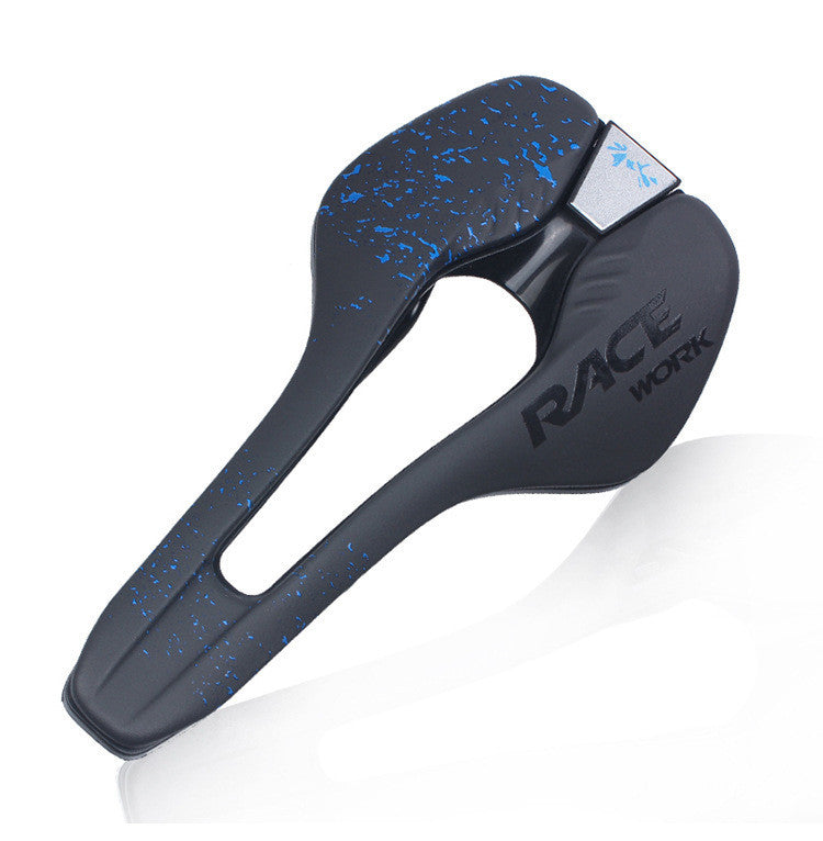 Bicycle Eating Saddle Cushion, Microfiber Leather, Hollow, Comfortable, Breathable, Foldable
