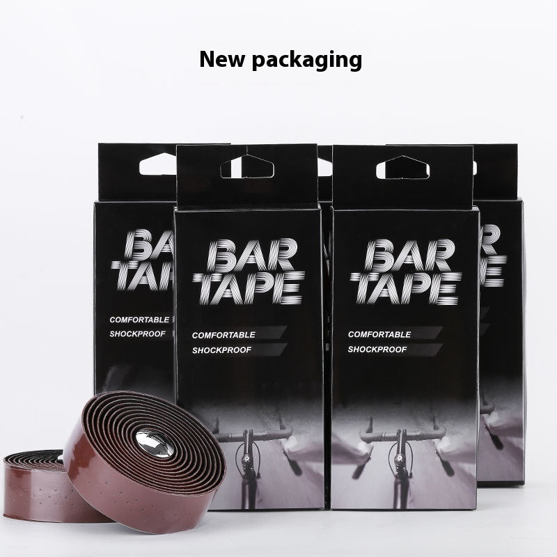 Bicycle Road Race PU Leather Texture Perforated Bar Tape
