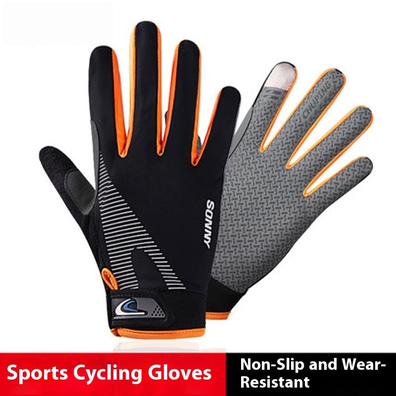 Outdoor Cycling Gloves Sun Protection Wear-resistant Shock Absorption
